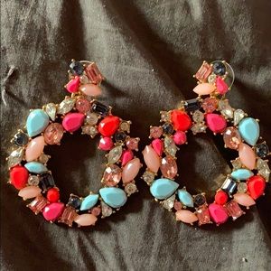 J. Crew stone hoops